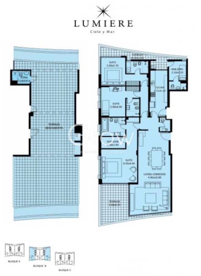 Apartamento ID.321 - Punta del Este. Mansa frente al Mar. Exclusivo Apartamento con parrillero propio.