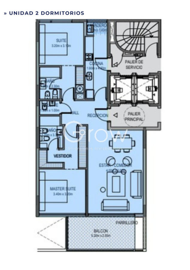 Apartamento ID.1066 - Apartamento de 2 dormi en Mansa