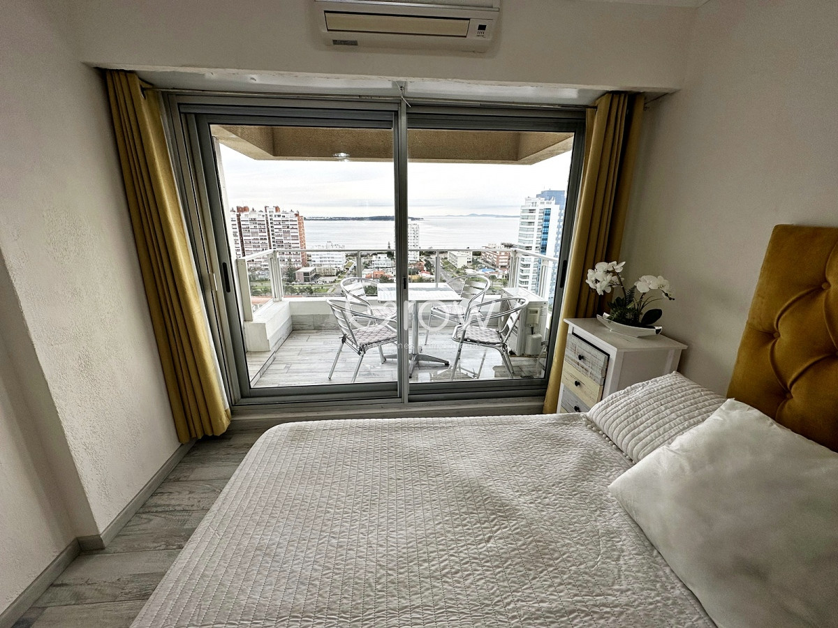 Apartamento ID.718 - Piso alto con hermosa vista a playa Mansa! 