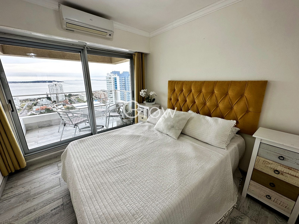 Apartamento ID.718 - Piso alto con hermosa vista a playa Mansa! 