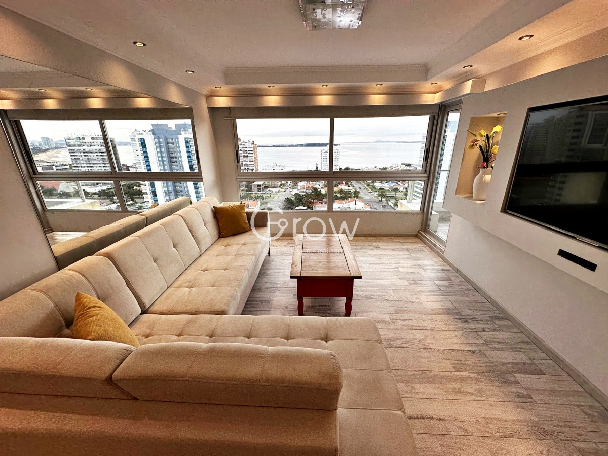 Apartamento ID.718 - Piso alto con hermosa vista a playa Mansa! 
