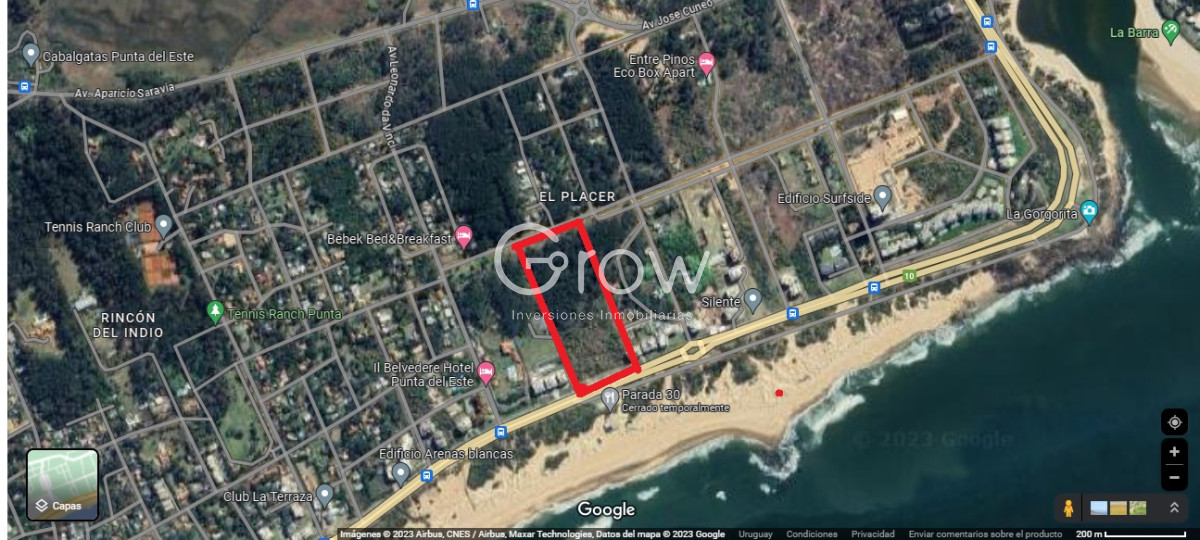 Terreno ID.836 - Tierra frente al Mar, playa Brava, apta para construir