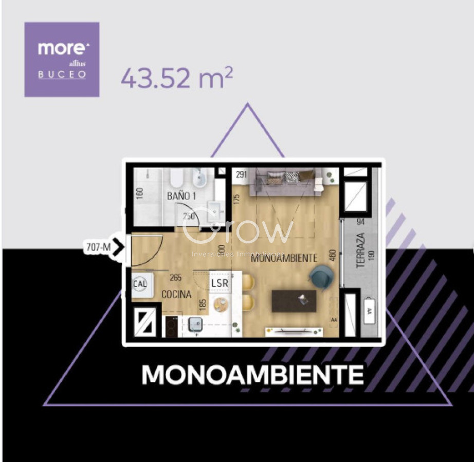 Apartamento ID.1766 - Alquiler anual en More Buceo piso alto!
