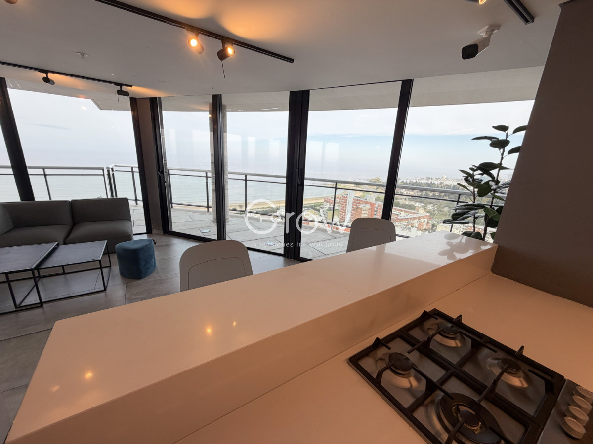 Apartamento ID.1766 - Alquiler anual en More Buceo piso alto!