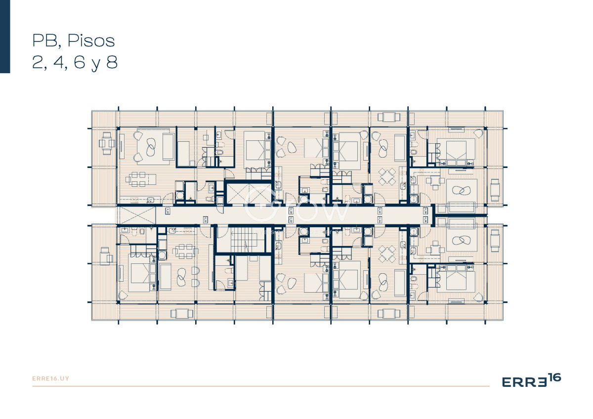 Apartamento ID.2706 - Preventa exclusiva Erre 16 en Punta del Este apartamento de 2 dormitorios!