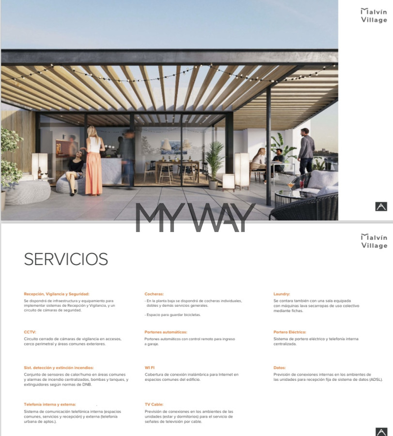 Apartamento ID.258/Venta-apartamneto-1-dormitorio-con-amenities-en-Malvin - Venta apartamneto 1 dormitorio con amenities en Malvin
