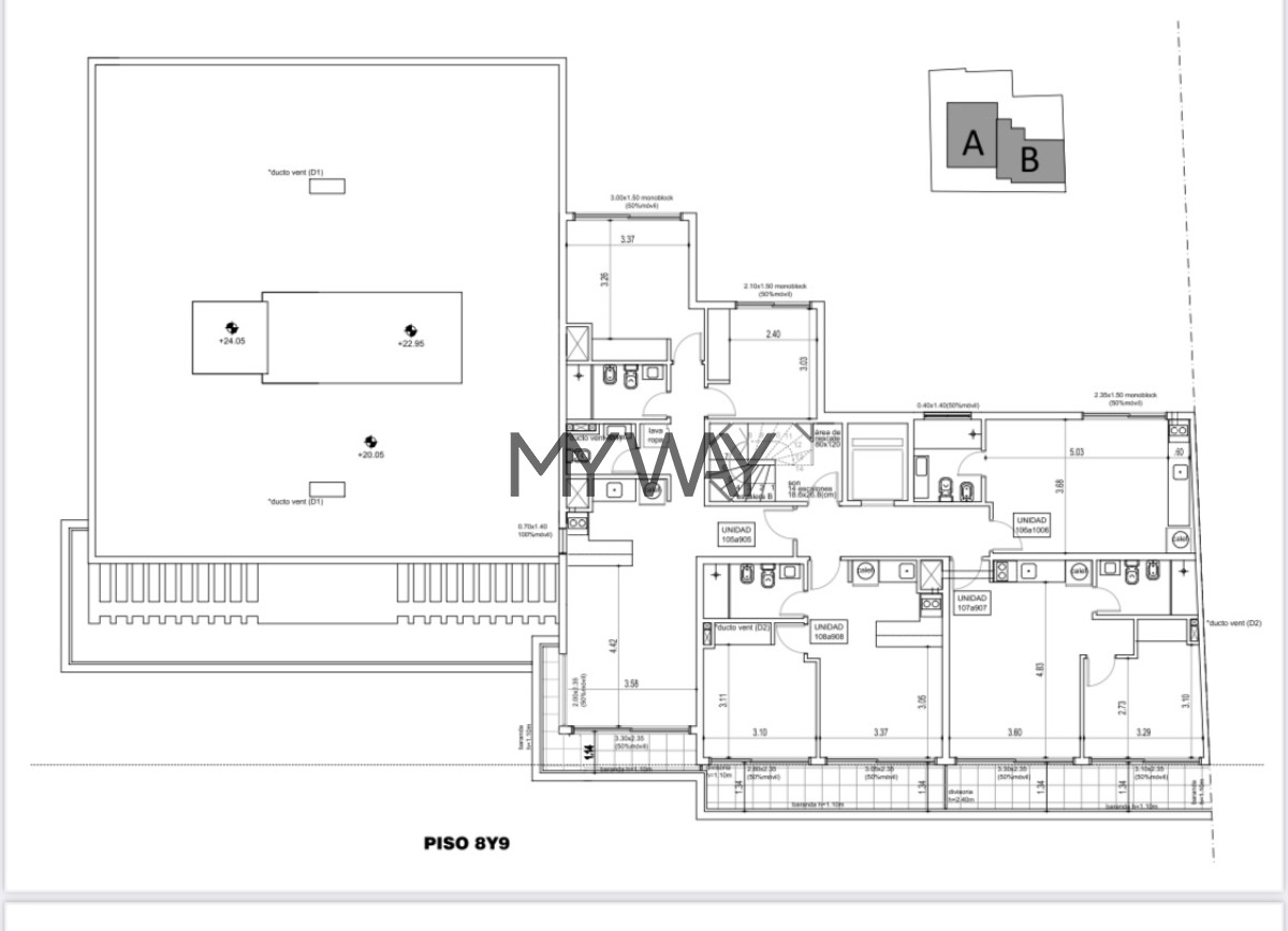 Apartamento ID.356/Apartamento-1-dormitorio-corazón-de-Pocitos - Apartamento 1 dormitorio corazón de Pocitos