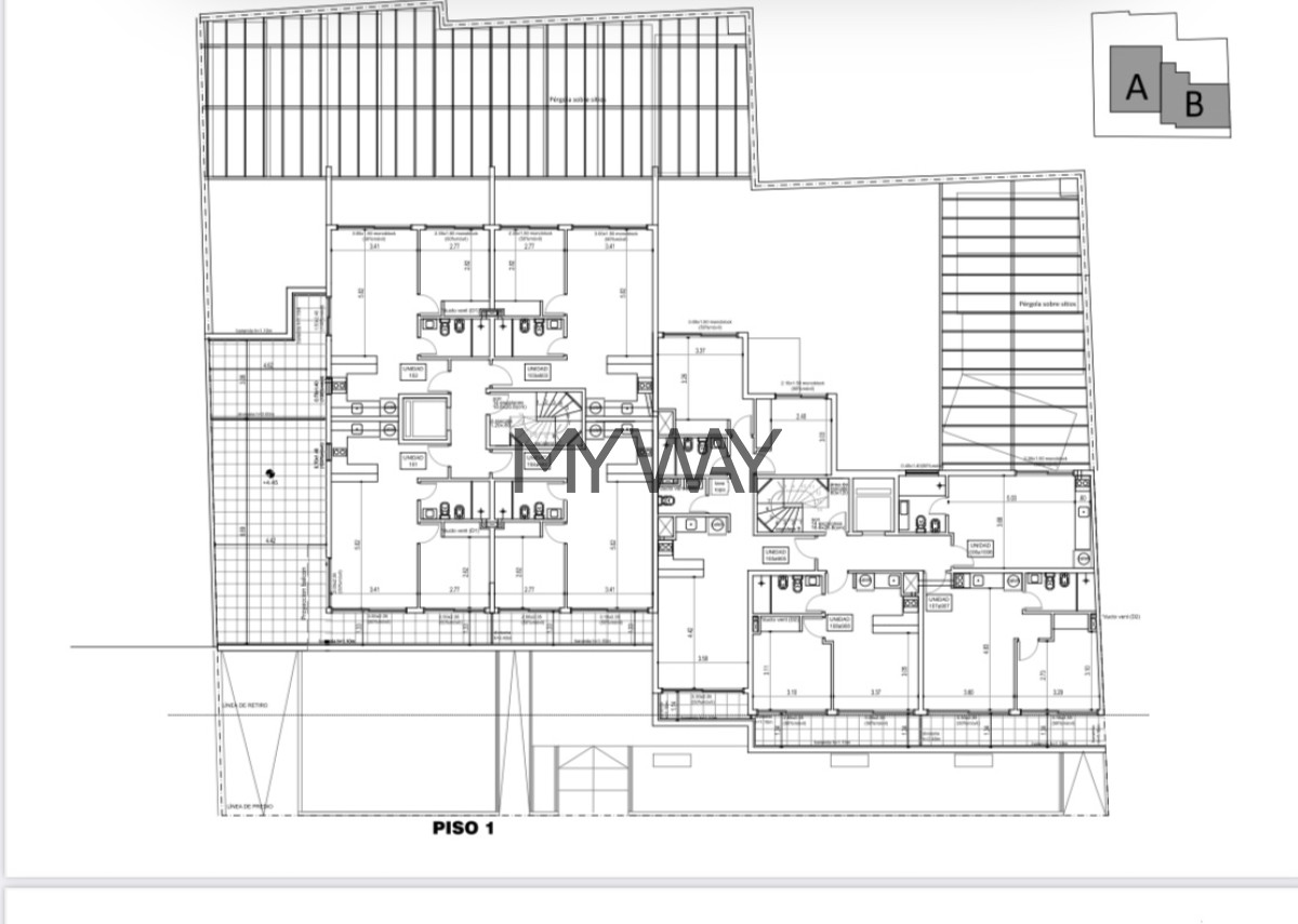 Apartamento ID.357/Monoambiente-en-Pocitos-en-construcción-pozo - Monoambiente en Pocitos en construcción pozo