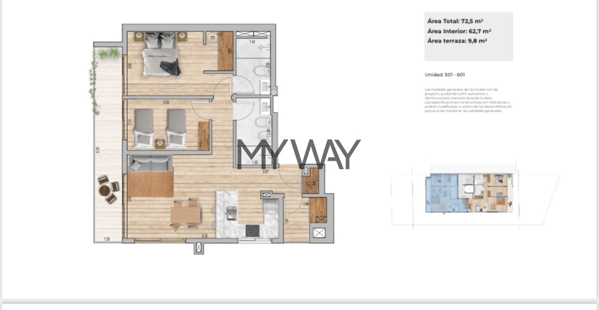Apartamento ID.349/Venta-apartamento-2-dormitorios-en-pozo-en-Malvin - Venta apartamento 2 dormitorios en pozo en Malvin