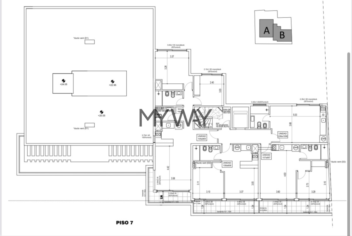 Apartamento ID.356/Apartamento-1-dormitorio-corazón-de-Pocitos - Apartamento 1 dormitorio corazón de Pocitos