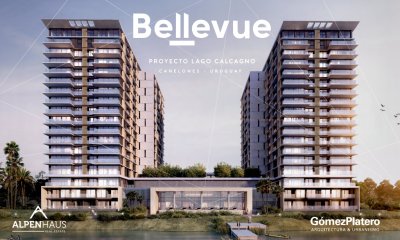 BELLEVUE  Carrasco apartamento 2 dormitorios sobre Lago de Carrasco