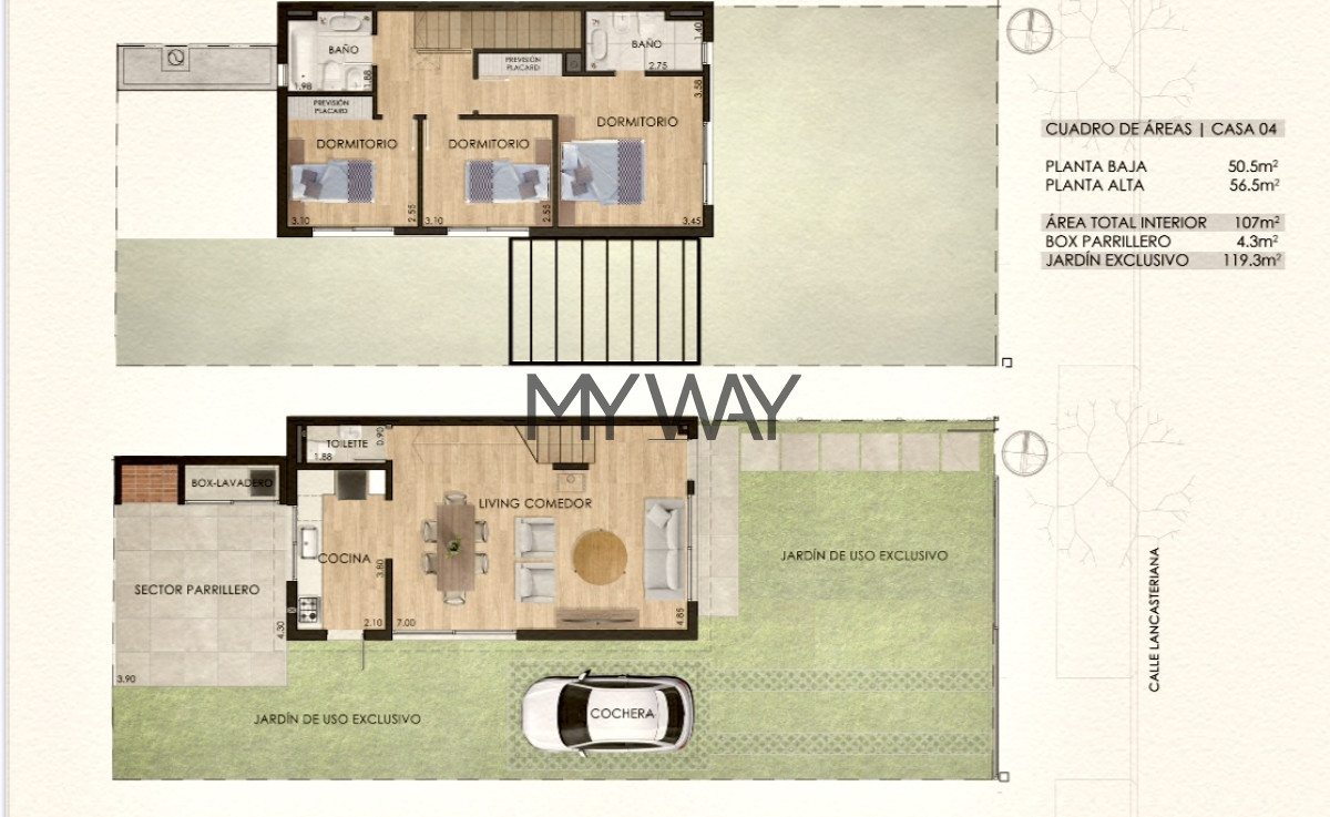 Casa ID.362/Casa-a-estrenar-3-dormitorios-en-complejo-cerrado - Casa a estrenar 3 dormitorios en complejo cerrado