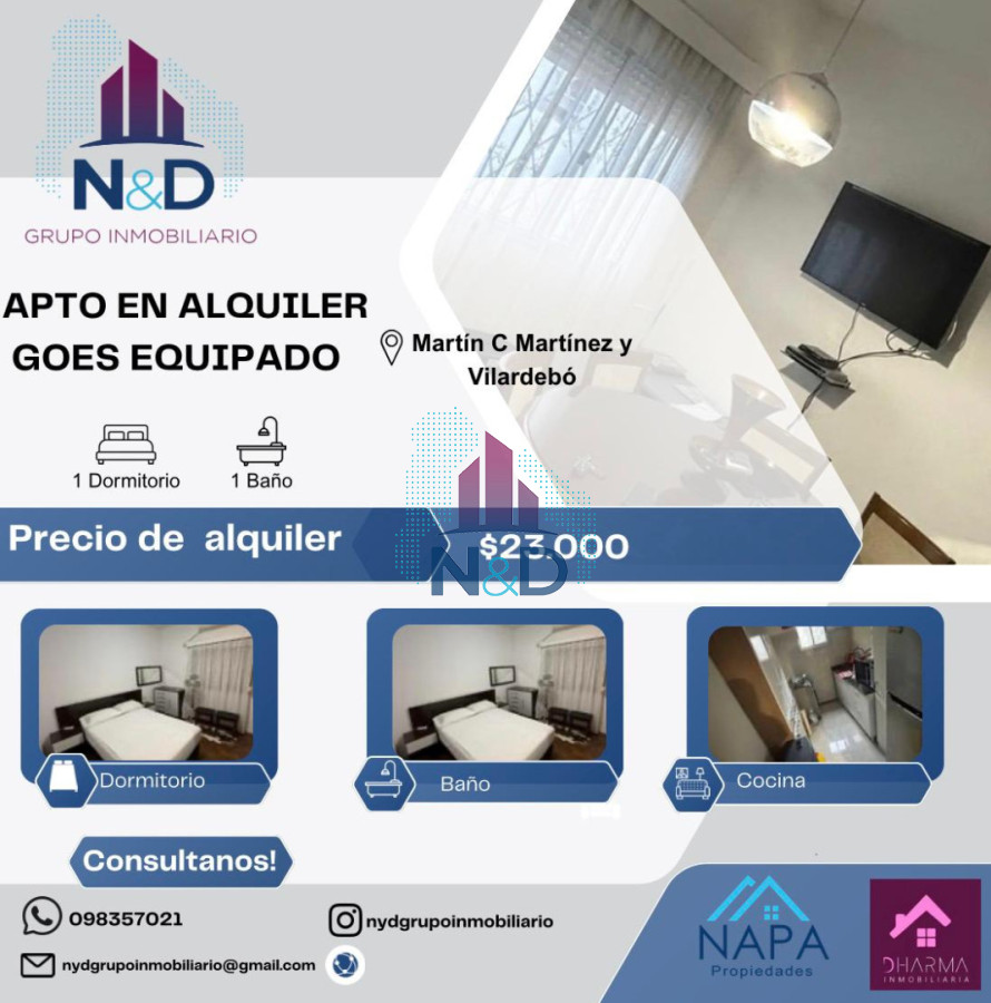 Apartamento ID.166 - Alquiler anual Equipado