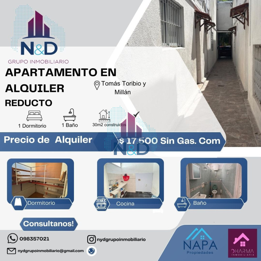 Apartamento ID.164 - Apto Interior de dos ambientes