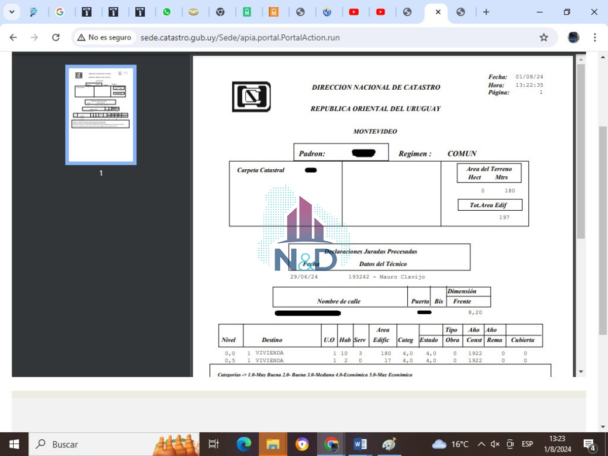 Casa ID.130 - CASA EN VENTA, LA AGUADA. Oportunidad ideal para reciclaje
