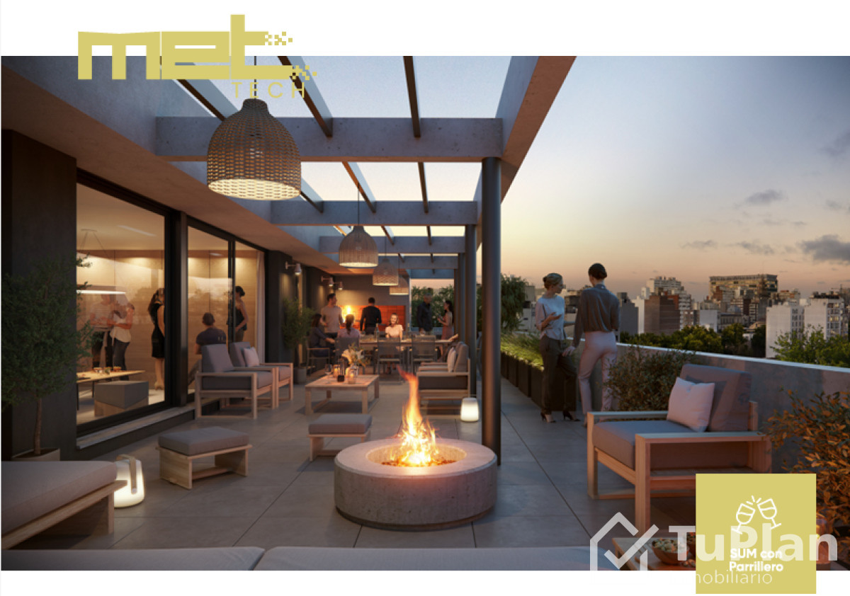 Apartamento ID.1570 - (Ref 3.859) Venta monoambiente en MET TECH Cordón A ESTRENAR en diciembre de 2025!