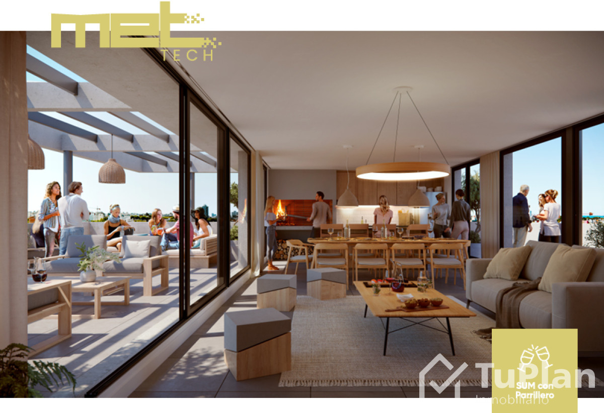 Apartamento ID.1570 - (Ref 3.859) Venta monoambiente en MET TECH Cordón A ESTRENAR en diciembre de 2025!
