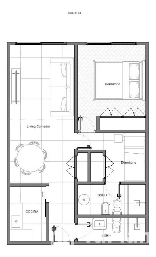 Apartamento ID.1777 - (Ref: 4.185) Se vende apartamento de 2 dormitorios con vista al mar en Península de Punta del Este