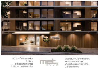 (Ref 3.863) Venta apartamento 1 dormitorio en MET RODÓ en el Cordón A ESTRENAR.