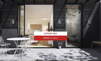 Venta De Apartamento De 1 Dormitorio Con 28m2 De Patio En Cordon!