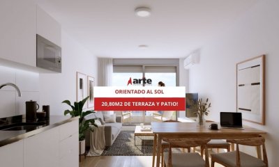 Venta De Apartamento De 1 Dormitorio Con 20,80m2 De Terraza Y Patio En Cordón