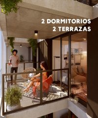 Venta De Apartamento De 2 Dormitorios En Cordon Con 2 Terrazas