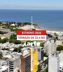 Venta De Apartamento Monoambiente Con 22.4m2 De Terraza En Punta Carretas.