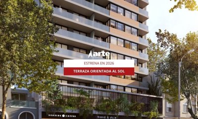 Venta De Apartamento De 1 Dormitorio Con Terraza Orientada Al Sol En Pocitos
