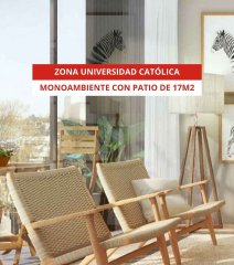 Monoambiente Con Gran Patio Exterior!