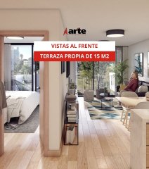 Venta De Apartamento Monoambiente Con Terraza Tipo Penthouse En Pocitos