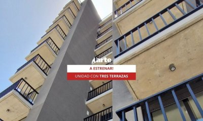 2 Dormitorios, 3 Terrazas! Imperdible