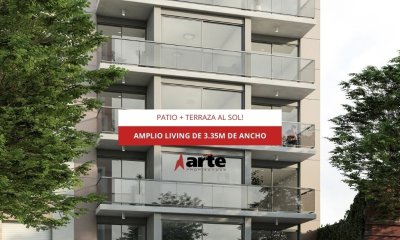Venta De Apartamento De 1 Dormitorio Con 38,39m2 De Terraza + Patio En Pocitos Nuevo!