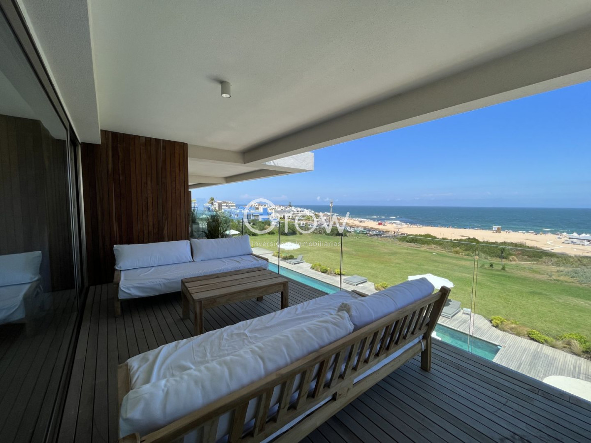 Apartamento ID.2908 - Departamento de 4 dormitorios en suite más servicio, sobre la playa, Manantiales