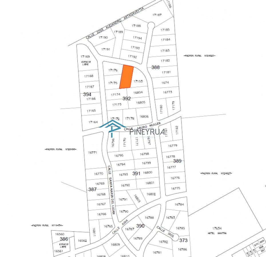 Lote en venta de 2600 metros en Barra Verde, La Barra