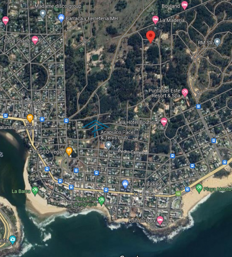 Lote en venta de 2600 metros en Barra Verde, La Barra