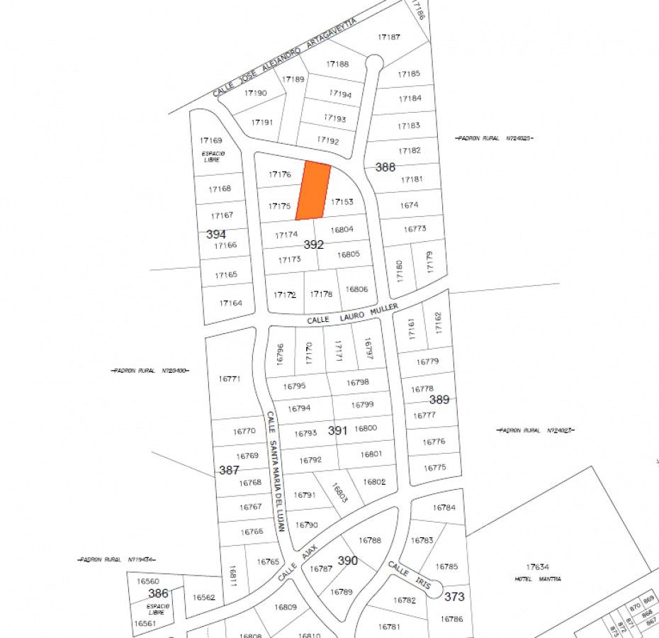 Terreno ID.38462 - Lote en venta de 2600 metros en Barra Verde, La Barra