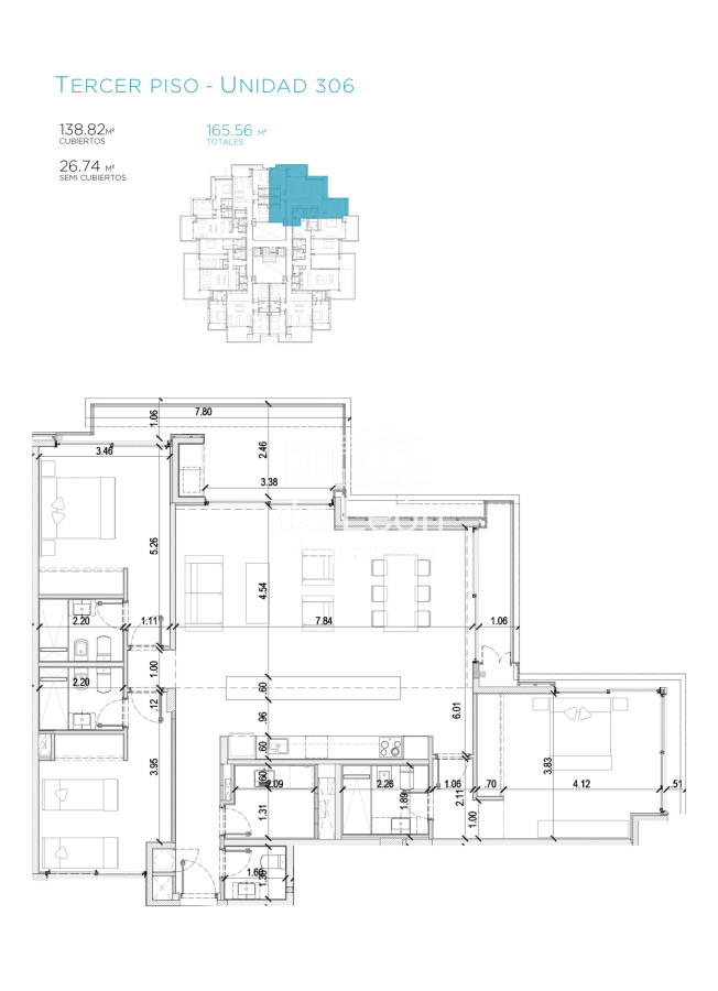 Apartamento ID.15106 - Departamento de 3 dormitorios en suite en Sense Manantiales