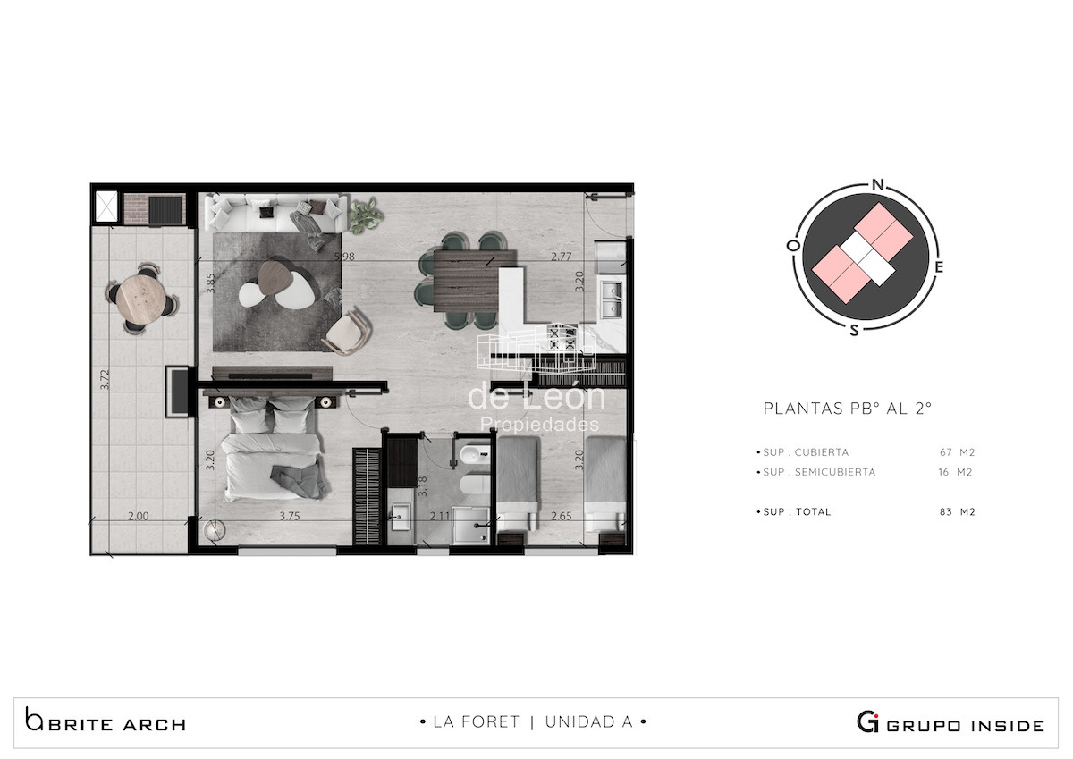 Apartamento ID.14942 - Oportunidad para inversores Departamento de 2 dormitorios en La Barra