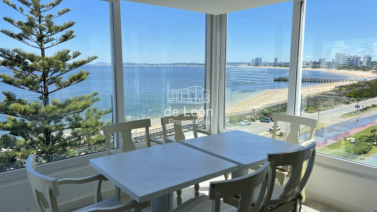 Apartamento ID.14950 - Excelente departamento de 4 dormitorios frente al mar en Playa Mansa, inmejorable vista, Punta del Este