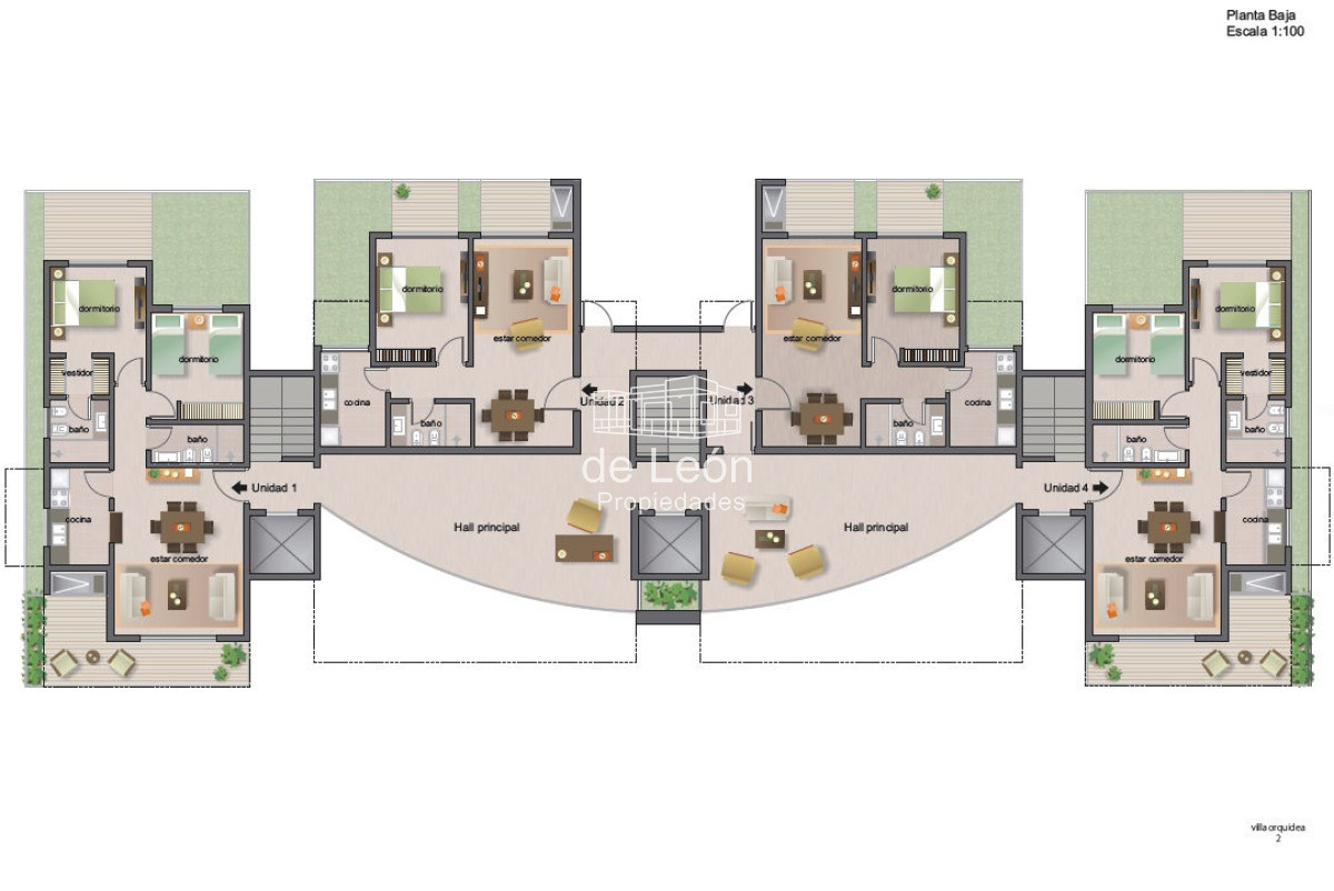 Apartamento ID.1057 - Departamento en venta de 1 dormitorio con jardín propio en Pinares, punta del Este
