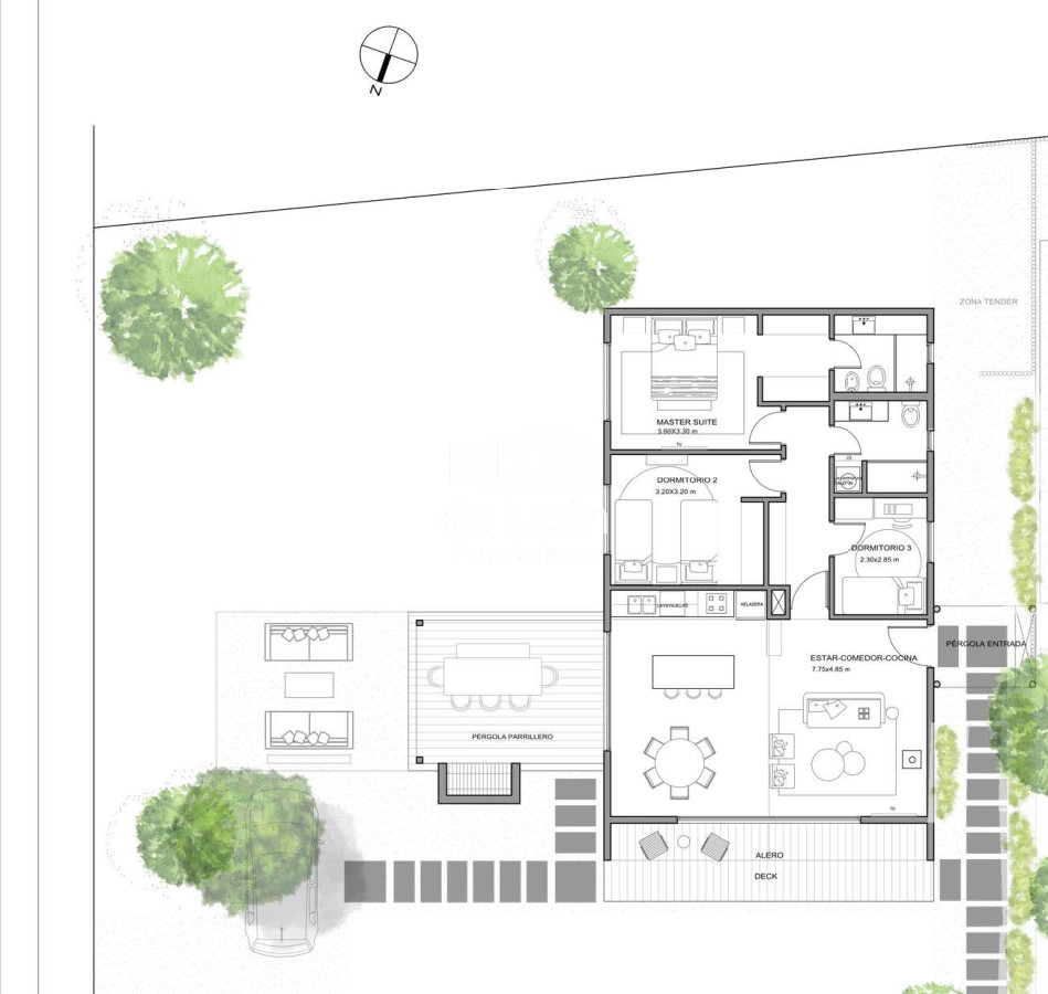 Casa ID.15132 - En venta casa a estrenar de 3 dormitorios y 2 baños en La Barra