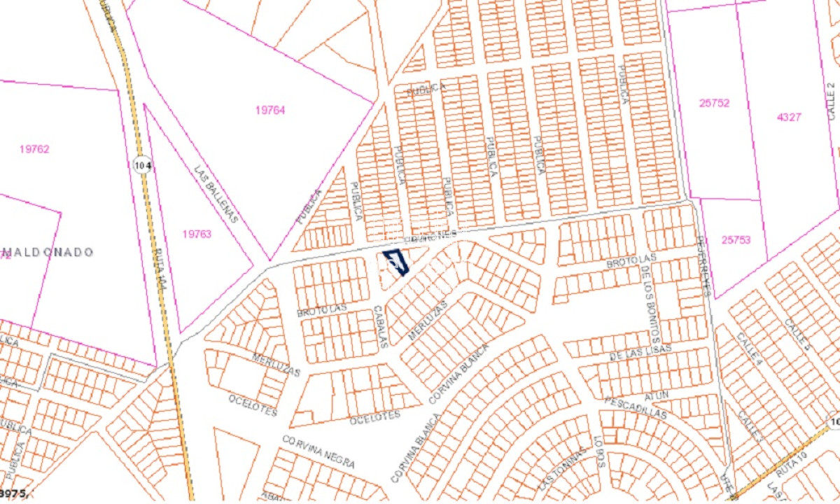 Terreno ID.858 - Terreno en El Chorro, 547m2, sobre calle Tiburones