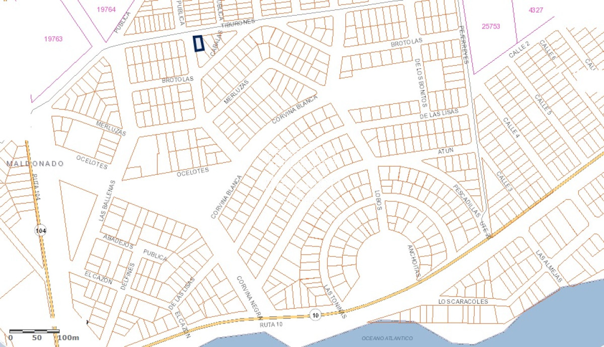 Terreno ID.860 - Terreno en El Chorro a 1kmts del mar y Ruta 10, esquinero, 501m2.