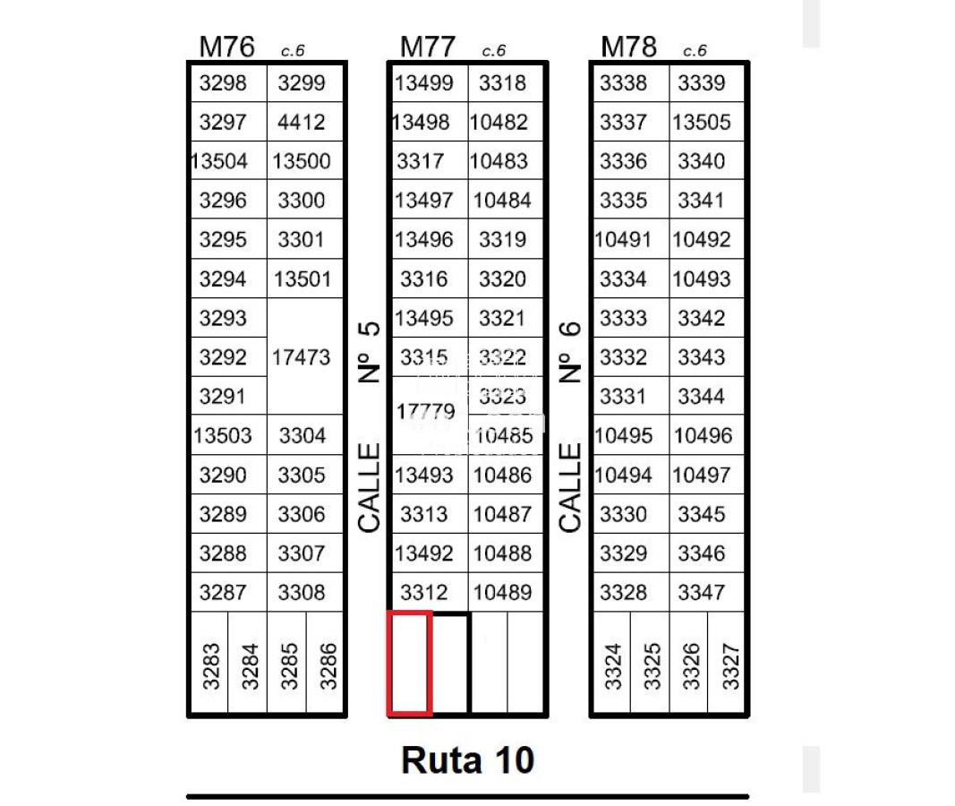 Terreno ID.1385 - Lote sobre ruta 10 en Balneario Buenos Aires