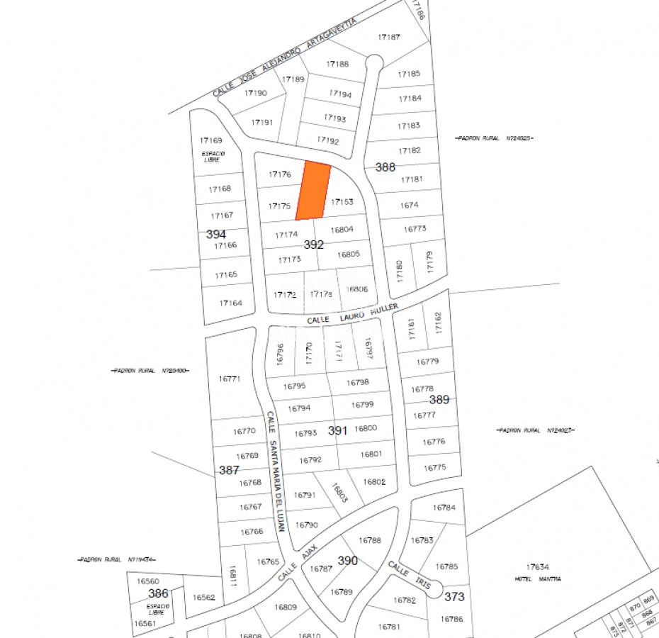 Terreno ID.1483 - Lote en venta de 2600 metros en Barra Verde, La Barra