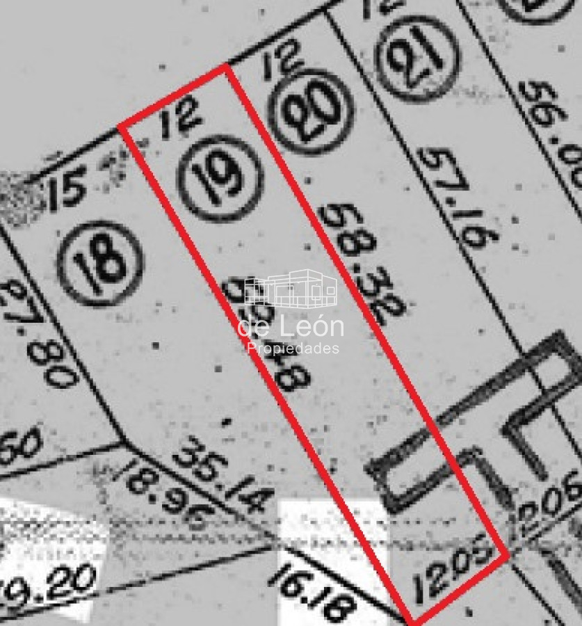 Terreno ID.15016 - Lote de 707m2 a metros del mar. Montoya, La Barra
