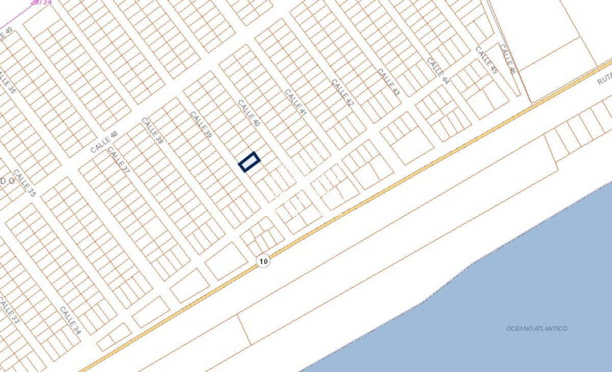 Terreno ID.912 - Terreno en Balneario Buenos Aires, 450m2, sobre calle 39