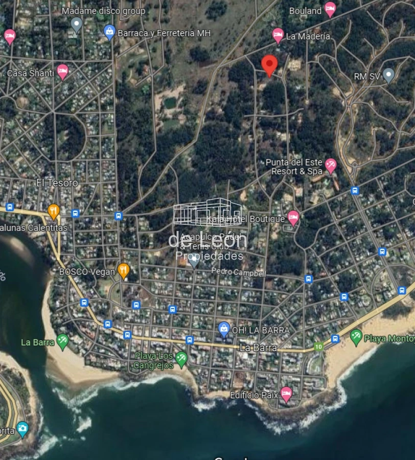 Terreno ID.1483 - Lote en venta de 2600 metros en Barra Verde, La Barra
