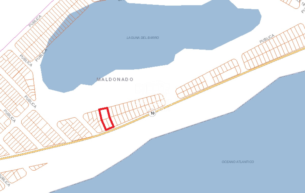 Terreno ID.14757 - Lote de 2278m2 frente al mar en Santa Monica, Jose Ignacio