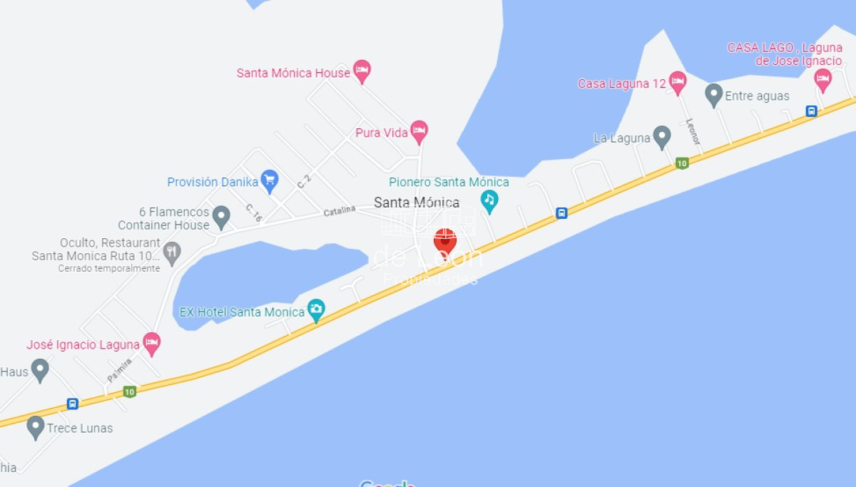 Terreno ID.14758 - Se vende lote de 570m2 en Santa Monica a 50 metros de la ruta